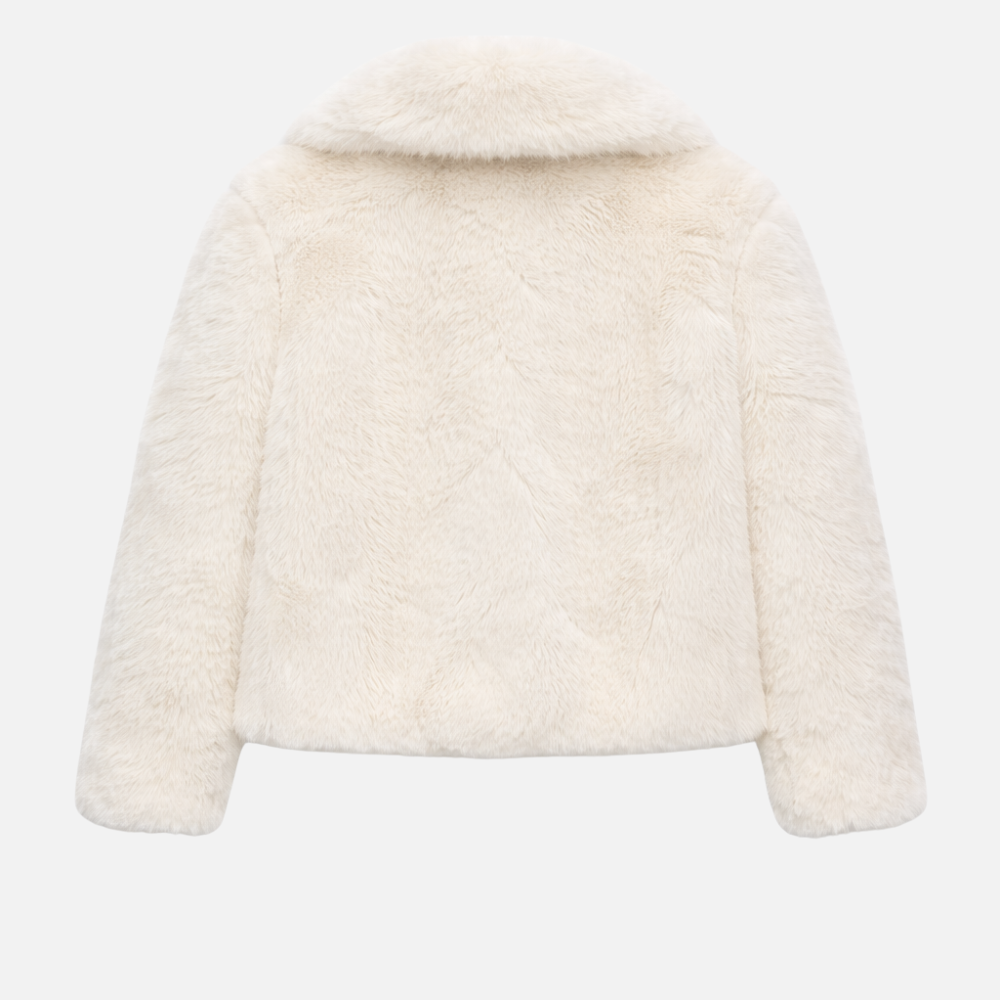 Ivory City Faux Fur Jacket