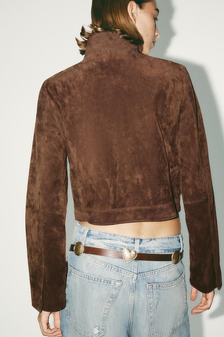 Mocha Luxe Suede Jacket