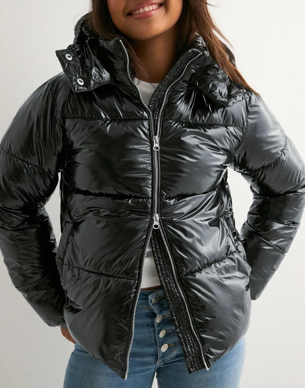 Everyday Shiny Puffer Jacket