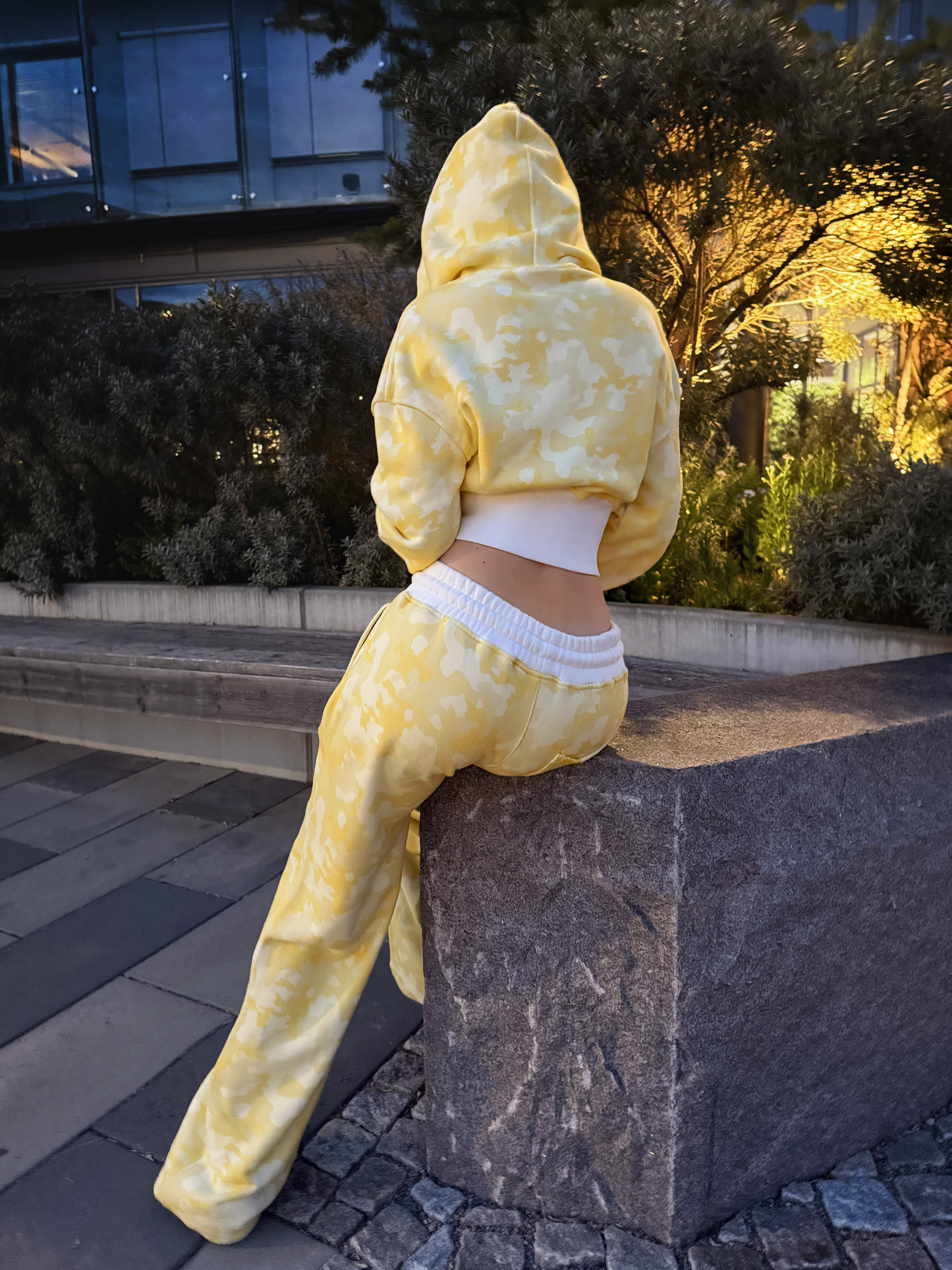 Yellow Camo Baggy Set